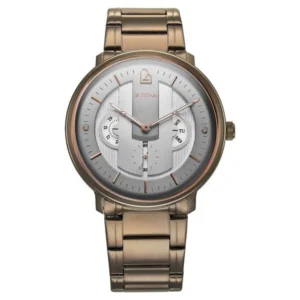 Titan Quartet Grey Dial Quartz Multifunction Stainless Steel Strap watch for Men